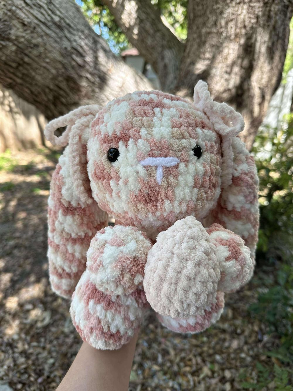 Pink Bunny with Egg